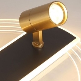 Luminária de teto exclusiva em acrílico para decoração e iluminação