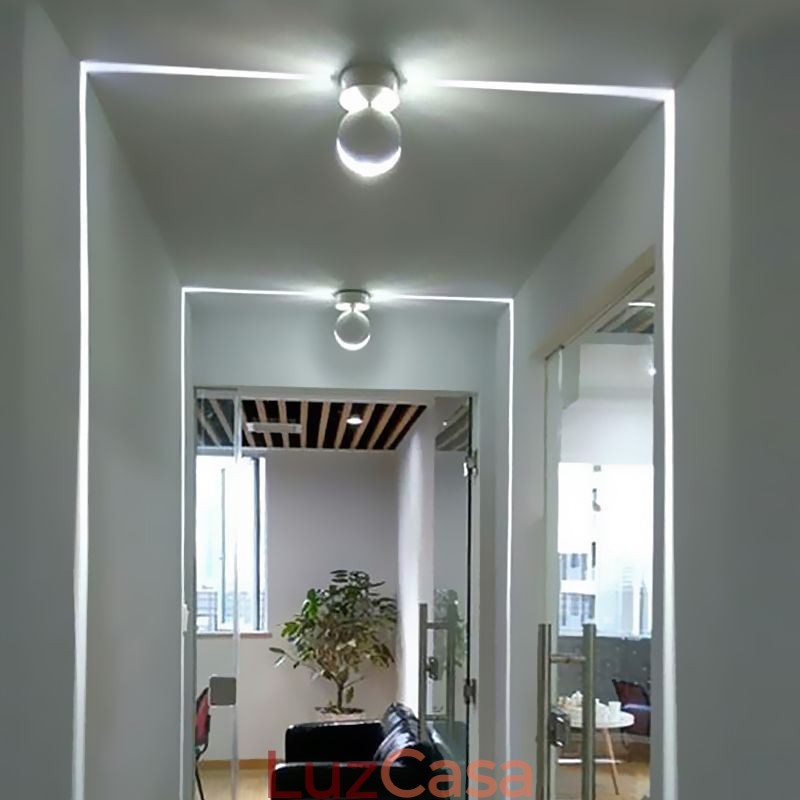 Luminária de parede moderna com luz de bar