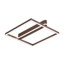 Luminária de teto quadrada acrílica embutida