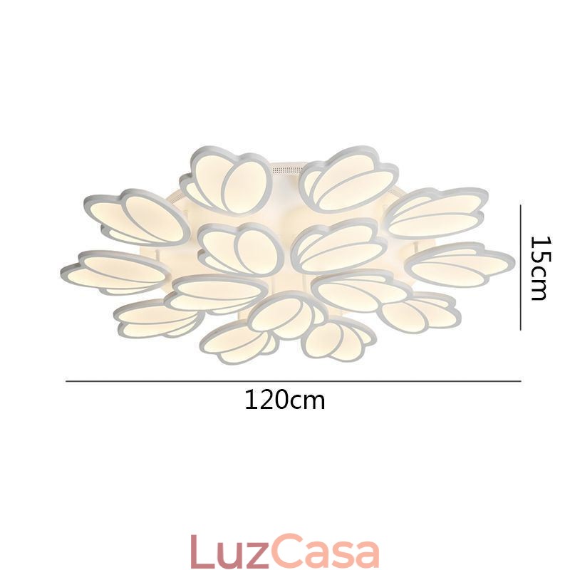 Luminária de teto embutida moderna Tulip Iluminação decorativa