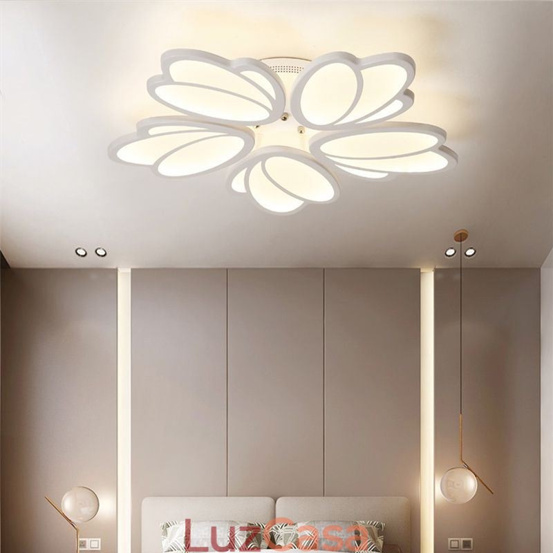 Luminária de teto embutida moderna Tulip Iluminação decorativa