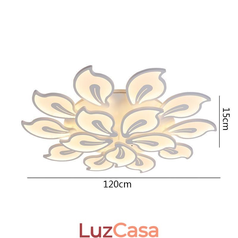 Luminária de teto embutida Creative Petal