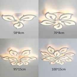 Luminária de teto embutida Creative Petal