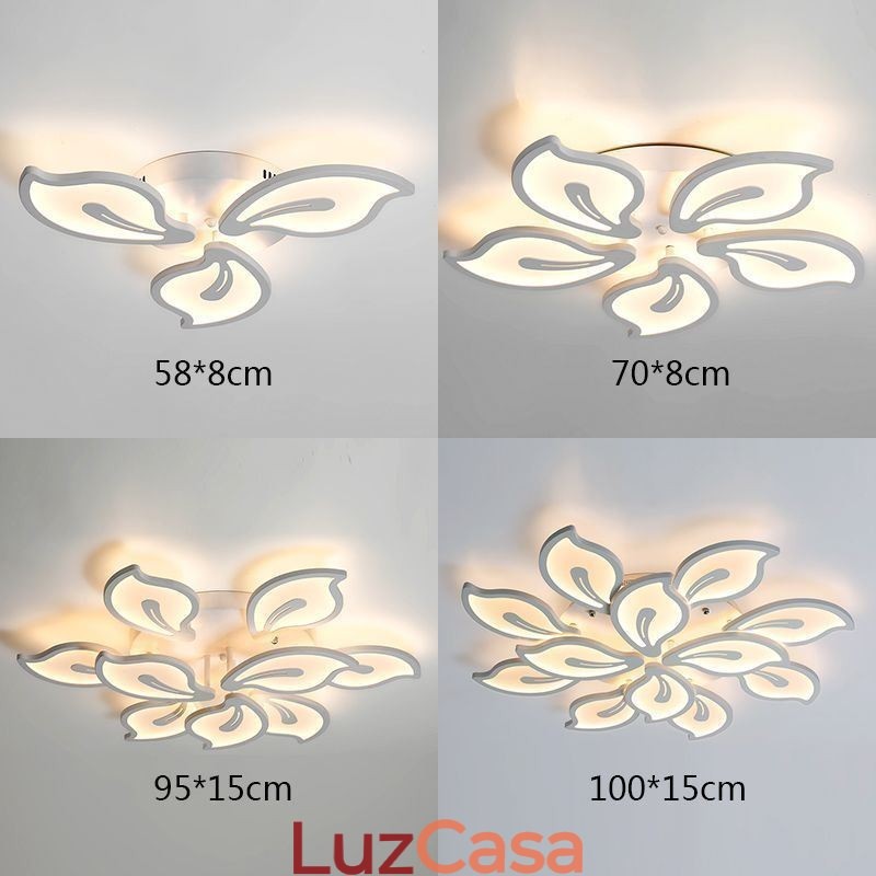 Luminária de teto embutida Creative Petal