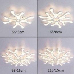 Luminária de teto embutida de chifre de acrílico
