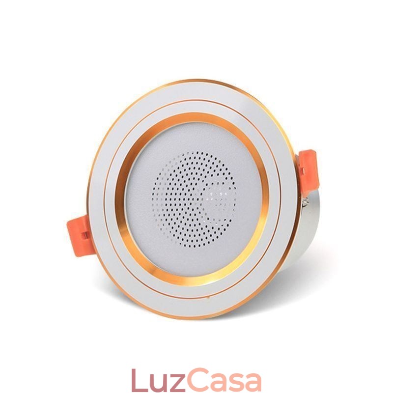 Downlight Bluetooth Música Alto-falante Lâmpada Celular Luz de Teto Inteligente