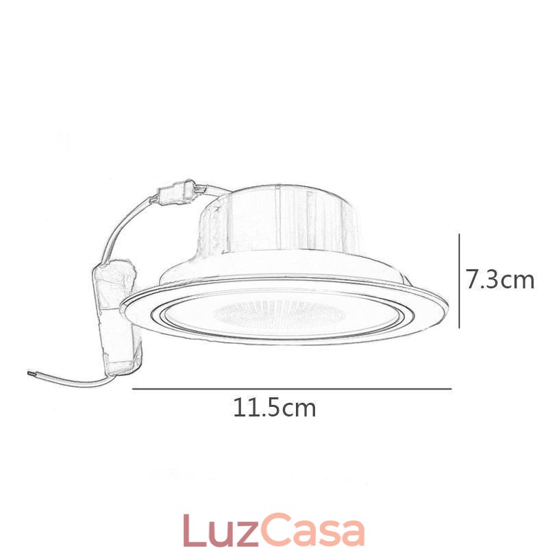 Downlight Bluetooth Música Alto-falante Lâmpada Celular Luz de Teto Inteligente