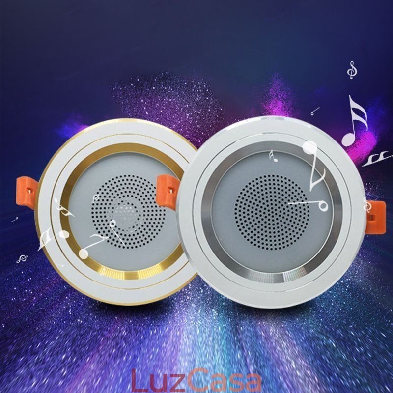 Downlight Bluetooth Música Alto-falante Lâmpada Celular Luz de Teto Inteligente