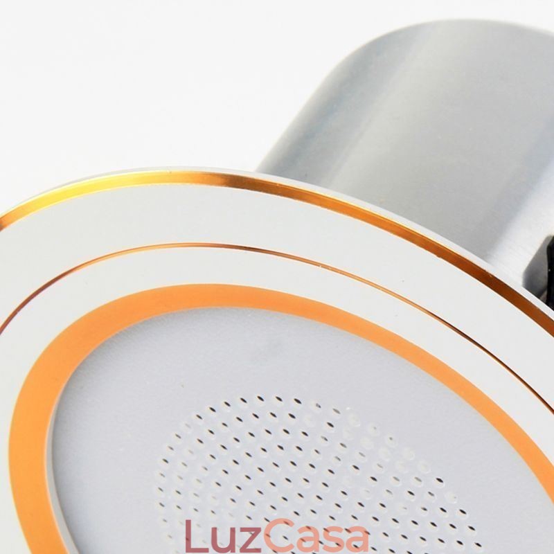 Downlight Bluetooth Música Alto-falante Lâmpada Celular Luz de Teto Inteligente