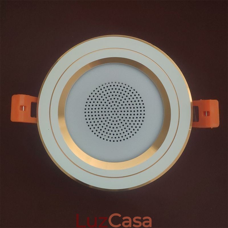 Downlight Bluetooth Música Alto-falante Lâmpada Celular Luz de Teto Inteligente