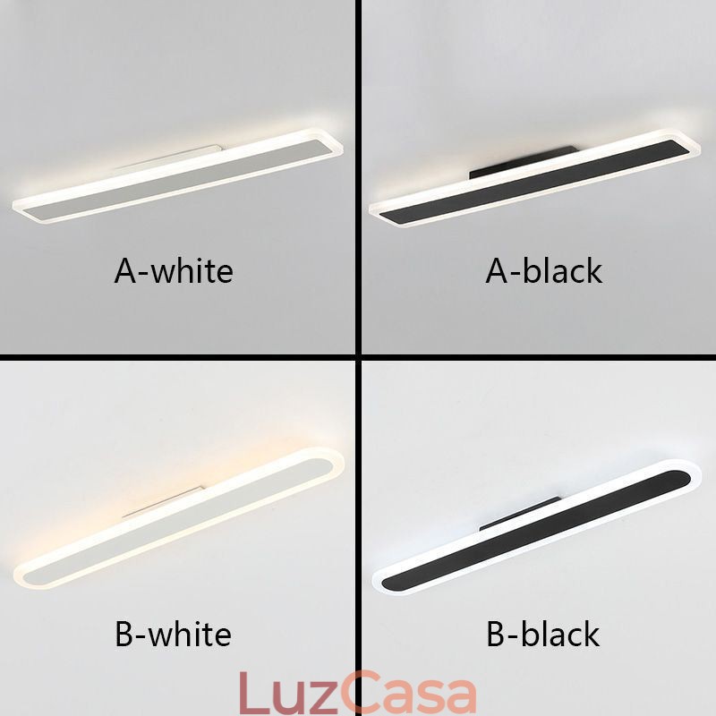 Luminária de teto embutida estilo nórdico