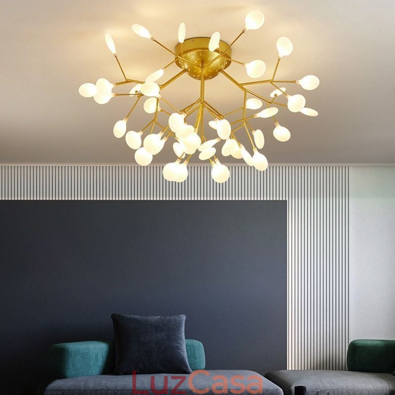 Luminária de teto embutida minimalista nórdica Luminária decorativa