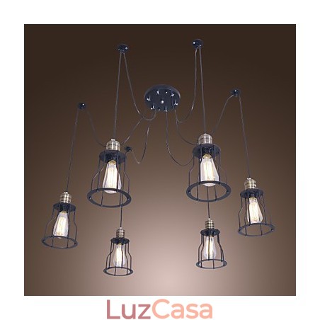 Lustre de pintura estilo vintage clássico tradicional mini Lustre de pintura estilo vintage clássico tradicional mini