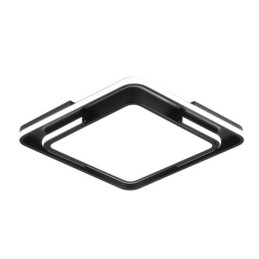 Luminária de teto quadrada de acrílico simples e moderna embutida