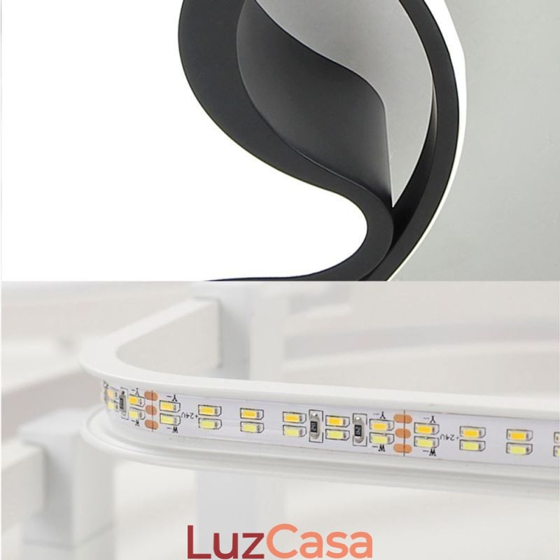 Luminária de teto embutida em estrela Luminária de teto simples e moderna