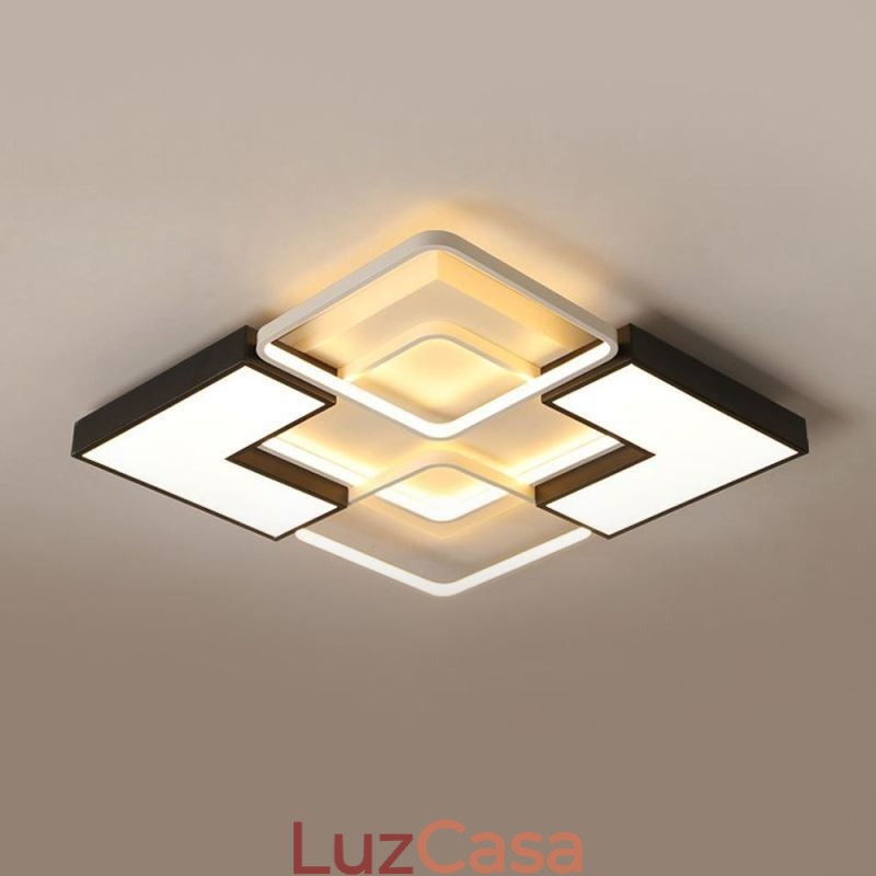 Luminária de teto embutida acrílica para decoração criativa