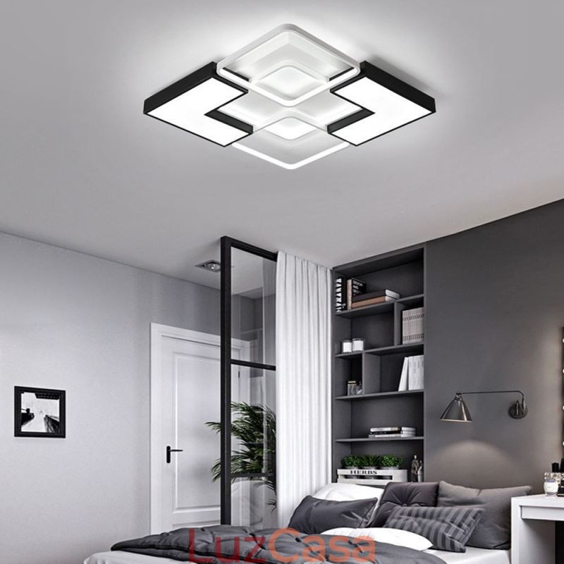 Luminária de teto embutida acrílica para decoração criativa