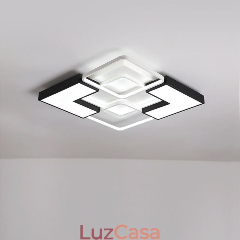 Luminária de teto embutida acrílica para decoração criativa