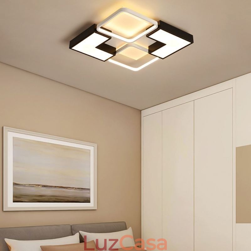 Luminária de teto embutida acrílica para decoração criativa