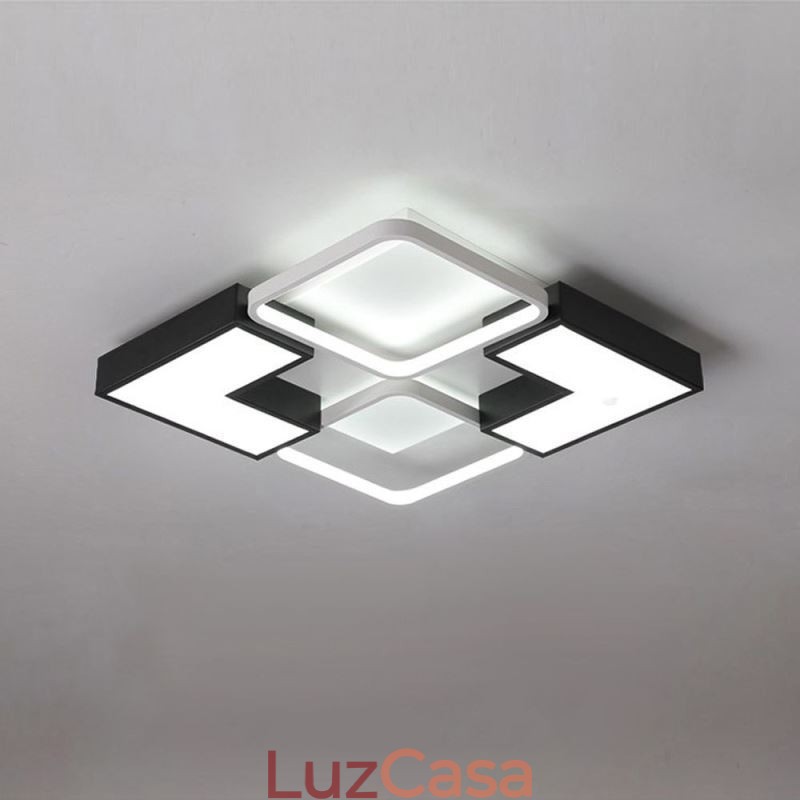 Luminária de teto embutida acrílica para decoração criativa