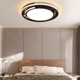 Luminária de teto circular moderna e minimalista embutida