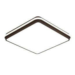 Luminária de teto quadrada minimalista embutida, iluminação acrílica moderna