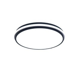 Luminária de teto circular minimalista embutida, iluminação acrílica moderna