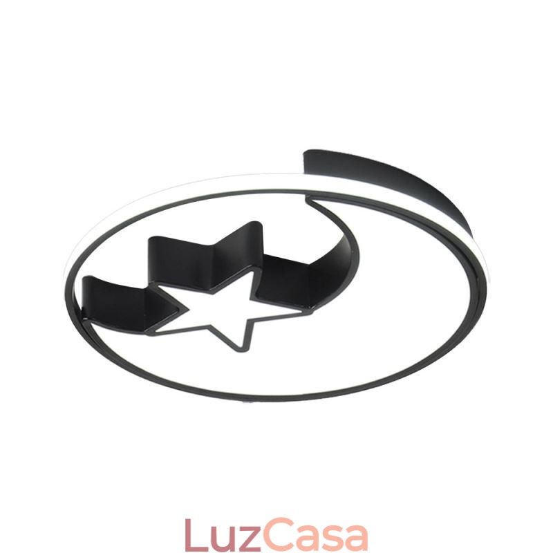 Luminária de teto embutida Moon & Star