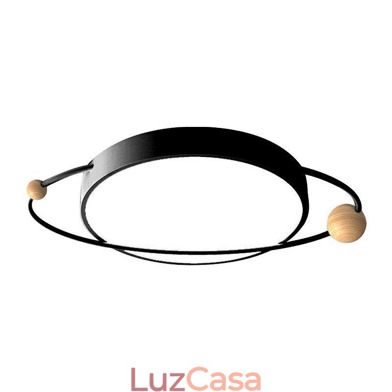 Luminária de teto redonda moderna Planet Flush Mount Luminária