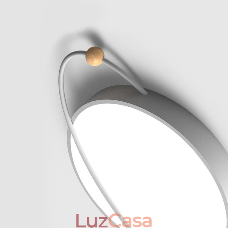 Luminária de teto redonda moderna Planet Flush Mount Luminária
