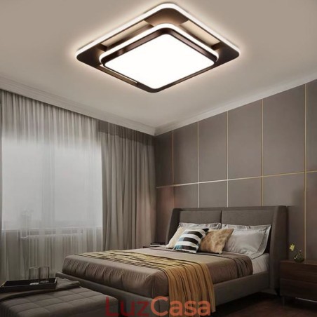 Iluminação de teto quadrada moderna e minimalista embutida Iluminação de teto quadrada moderna e minimalista embutida