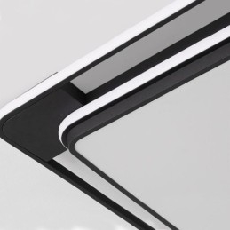 Iluminação de teto quadrada moderna e minimalista embutida