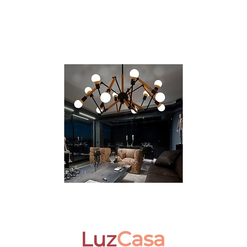 Lustre Mini Estilo Moderno Contemporâneo Metal