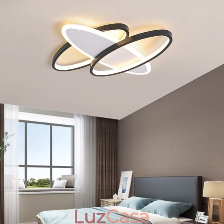 Luminária de teto oval moderna de acrílico embutida Luminária de teto oval moderna de acrílico embutida