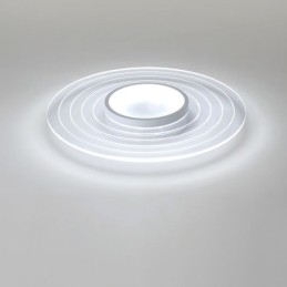 Luminária de teto circular moderna embutida Luminária minimalista