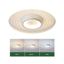 Luminária de teto circular moderna embutida Luminária minimalista