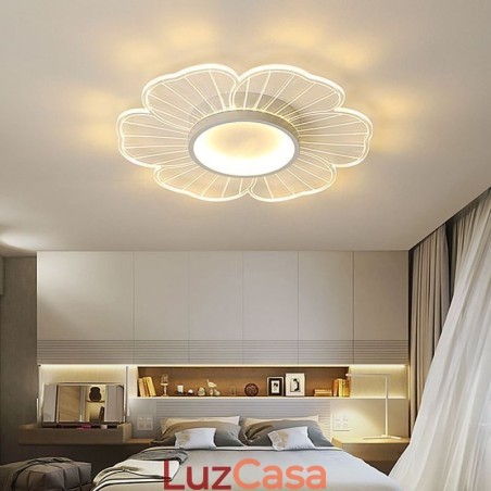 Luminária de teto embutida minimalista Petal Flush Mount Iluminação de decoração criativa Luminária de teto embutida minimalista Petal Flush Mount Iluminação de decoração criativa