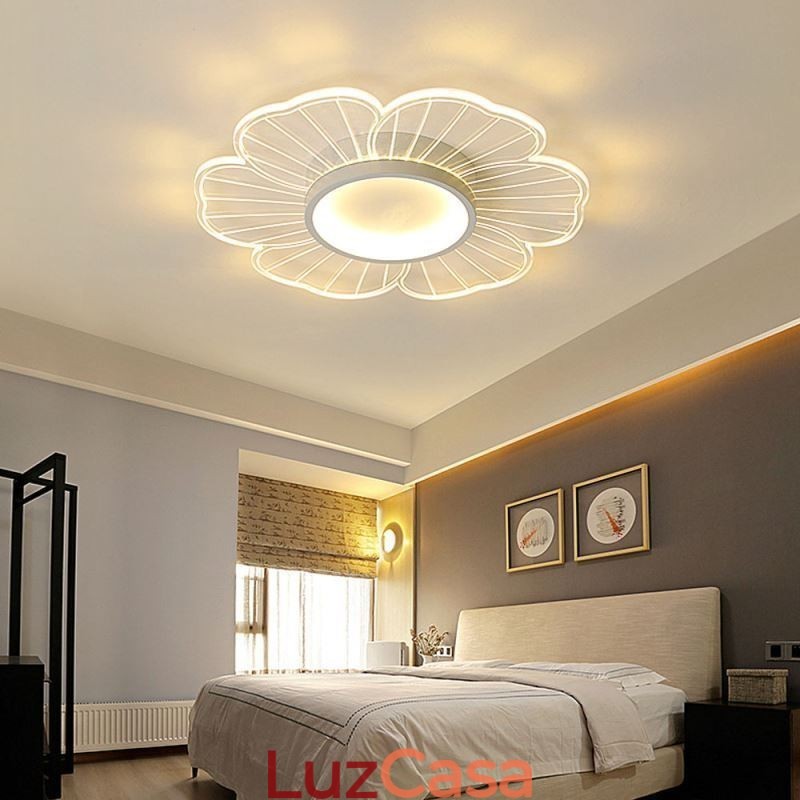Luminária de teto embutida minimalista Petal Flush Mount Iluminação de decoração criativa