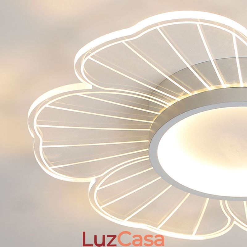 Luminária de teto embutida minimalista Petal Flush Mount Iluminação de decoração criativa
