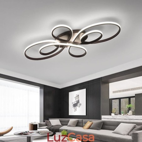 Luminária de teto embutida moderna com design de flores, iluminação decorativa Luminária de teto embutida moderna com design de flores, iluminação decorativa