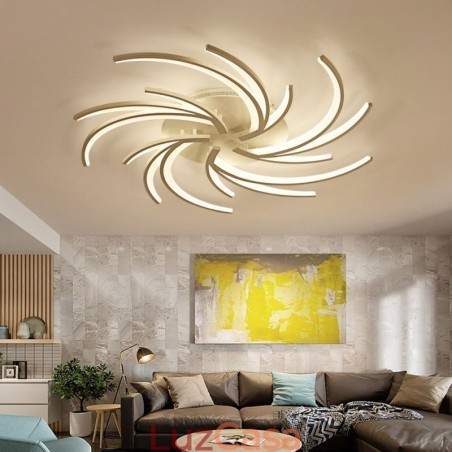 Moinho de vento moderno Flush Mount Ceiling Light Irregular Decoration Lighting Moinho de vento moderno Flush Mount Ceiling Light Irregular Decoration Lighting