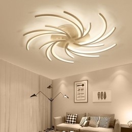 Moinho de vento moderno Flush Mount Ceiling Light Irregular Decoration Lighting