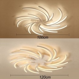 Moinho de vento moderno Flush Mount Ceiling Light Irregular Decoration Lighting
