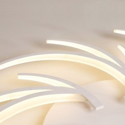 Moinho de vento moderno Flush Mount Ceiling Light Irregular Decoration Lighting