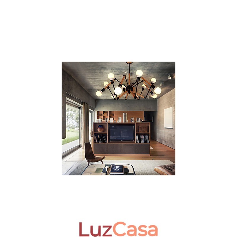 Lustre Mini Estilo Moderno Contemporâneo Metal