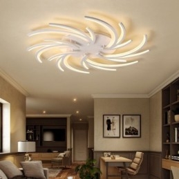Moinho de vento moderno Flush Mount Ceiling Light Irregular Decoration Lighting