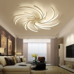 Moinho de vento moderno Flush Mount Ceiling Light Irregular Decoration Lighting