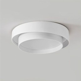 Luminária de teto circular embutida contemporânea