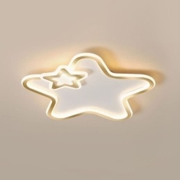 Luminária de teto Creative Star embutida Golden Star