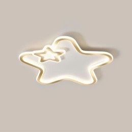 Luminária de teto Creative Star embutida Golden Star